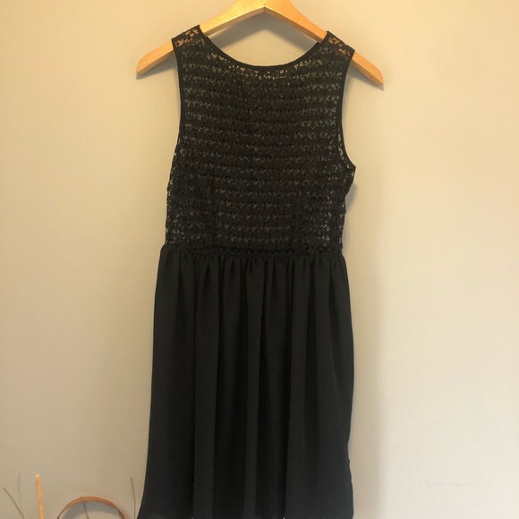 American Apparel Lace top Chiffon Dress - Picture 4 of 4